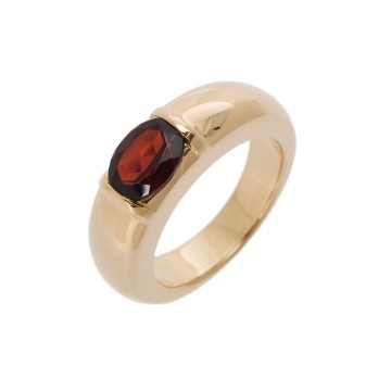 ショーメ ジョイア リング ガーネット #10 ゴールド K18イエローゴールド YG レディース ジュエリー 【中古】【jewelry】