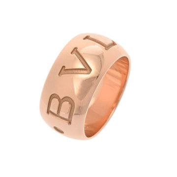 ブルガリ モノロゴリング ＃53 ゴールド K18イエローゴールド YG ユニセックス ジュエリー 【中古】【jewelry】