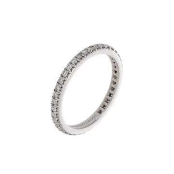 ティファニー ダイヤ フルエタニティリング #48 シルバー Pt950プラチナ レディース ジュエリー 【中古】【jewelry】