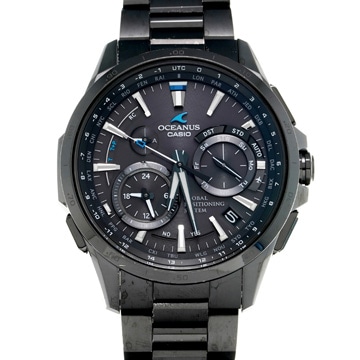 カシオ オシアナス OCW-G1000B-1AJF ブラック メンズ 時計 【中古】【wristwatch】