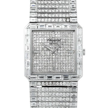 ショパール ヴィンテージ スクエア 全面ダイヤ 14/2879 ダイヤモンド ユニセックス 時計 【中古】【wristwatch】
