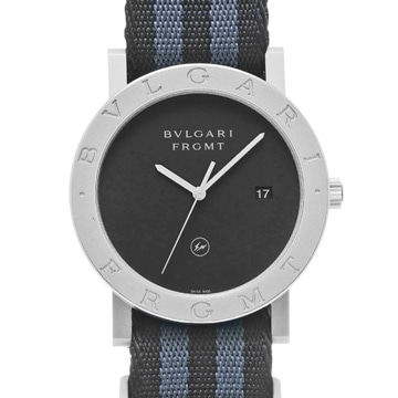 ブルガリ ブルガリブルガリ フラグメントデザイン BB41S ブラック メンズ 時計 【中古】【wristwatch】