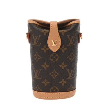 ルイ ヴィトン モノグラム フォールドミーポーチ ブラウン M80874 モノグラムキャンバス レディース 【中古】【bag】