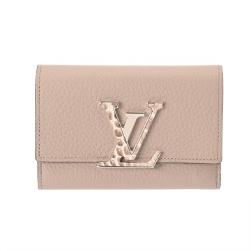 ルイ ヴィトン ポルトフォイユ カプシーヌ コンパクト ガレ N83636 トリヨンレザー レディース 財布 【中古】【purse】
