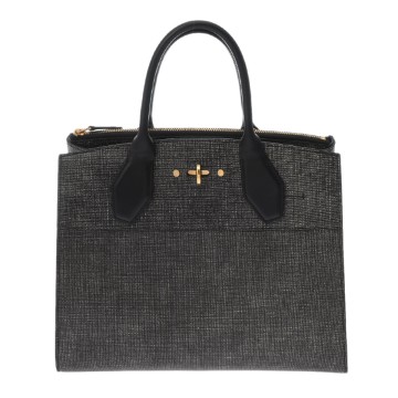 ルイ ヴィトン エピ シティスティーマー MM ブラック M54786 エピデニム レディース バッグ 【中古】【bag】