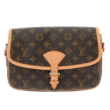 ルイ ヴィトン モノグラム ソローニュ ブラウン M42250 モノグラムキャンバス レディース バッグ 【中古】【bag】
