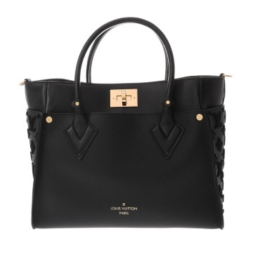 ルイ ヴィトン モノグラム オンマイサイド MM ノワール M53826 カーフ レディース バッグ 【中古】【bag】