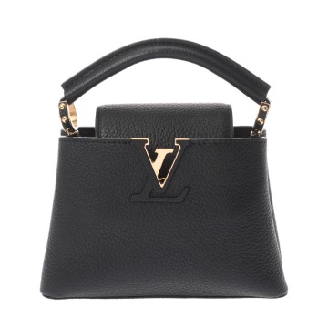 ルイ ヴィトン カプシーヌ MINI ノワール M24729 トリヨンレザー レディース バッグ 【中古】【bag】