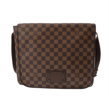 ルイ ヴィトン ダミエ ブルックリン MM ブラウン N51211 ダミエキャンバス ユニセックス バッグ 【中古】【bag】