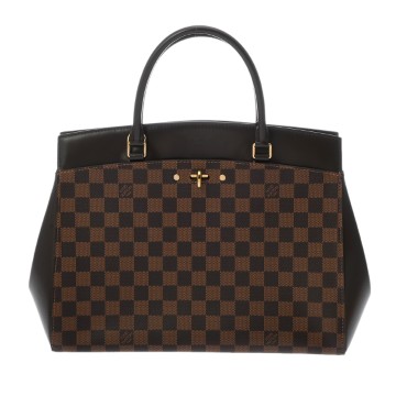 ルイ ヴィトン ダミエ リヴォリ MM ブラウン N41150 ダミエキャンバス レディース バッグ 【中古】【bag】