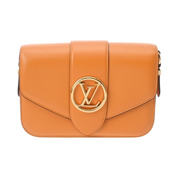 ルイ ヴィトン LV ポンヌフ サマーゴールド M55946 レザー レディース バッグ 【中古】【bag】