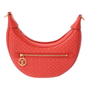 ルイ ヴィトン ループ ナノグラム レッド M22594 レザー レディース バッグ 【中古】【bag】
