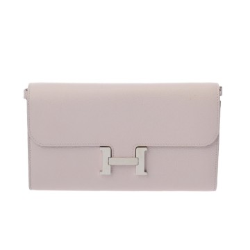 エルメス コンスタンス ロングトゥーゴー モーヴペール エバーカラー レディース 財布 【中古】【purse】