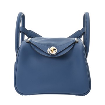 エルメス リンディ ミニ 2 ブルータイ ヴォースイフト レディース バッグ 【中古】【bag】
