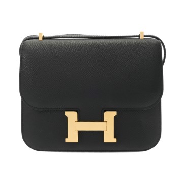 エルメス コンスタンス 3 ミニ 18 ミロワール ブラック ヴォーエプソン レディース バッグ 【中古】【bag】