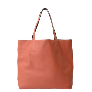 エルメス ドゥブルセンス 45 クレヴェット/ルージュアッシュ ヴォー・シッキム レディース バッグ 【中古】【bag】