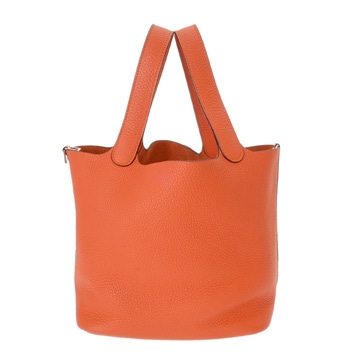 エルメス ピコタン ロック MM オレンジポピー トリヨンクレマンス レディース バッグ 【中古】【bag】