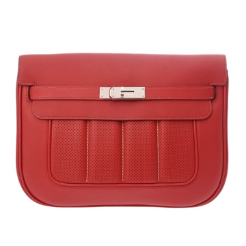 エルメス ベルリンヌ 28 ルージュカザック ヴォースイフト レディース バッグ 【中古】【bag】