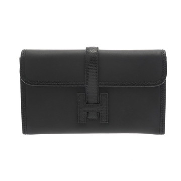 エルメス ジジェ デュオ ブラック スイフト/リザード レディース バッグ 【中古】【bag】