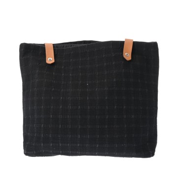 エルメス アメダバ カバドゥポッシュ ブラック キャンバス ユニセックス バッグ 【中古】【bag】