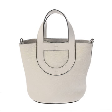 エルメス インザループ 18 ニューホワイト トリヨンクレマンス/スイフト レディース バッグ 【中古】【bag】
