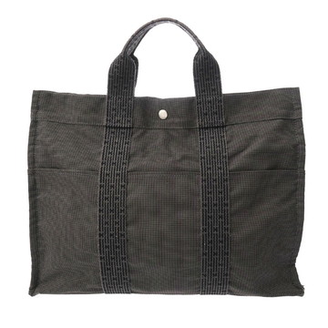 エルメス エールライン MM 旧型 グレー キャンバス ユニセックス バッグ 【中古】【bag】