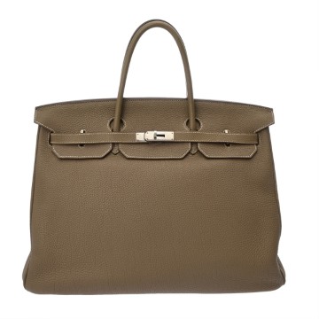 エルメス バーキン 40 エトゥープ トゴ ユニセックス バッグ 【中古】【bag】