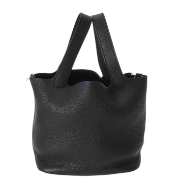 エルメス ピコタン ロック MM ブラック トリヨンクレマンス レディース バッグ 【中古】【bag】