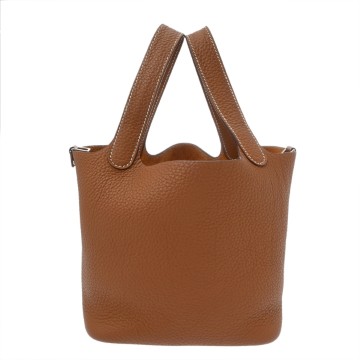 エルメス ピコタン ロック PM ゴールド トリヨンクレマンス レディース バッグ 【中古】【bag】