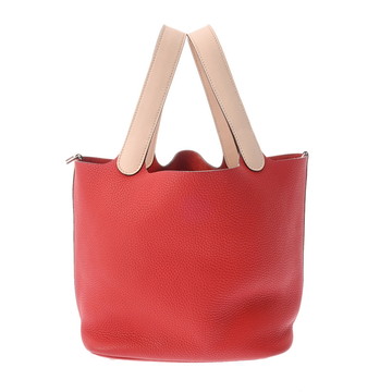 エルメス ピコタン ロック MM タッチ ルージュトマト/ローズエグランタイン トリヨン/スイフト レディース バッグ 【中古】【bag】