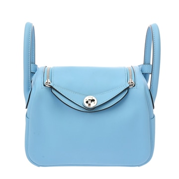 エルメス リンディ ミニ 2 セレステ ヴォースイフト レディース バッグ 【中古】【bag】