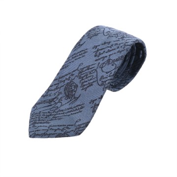 ベルルッティ ネクタイ ブルー シルク メンズ 【中古】【other】