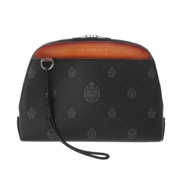ベルルッティ ブラック/ブラウン PVC メンズ バッグ 【中古】【bag】