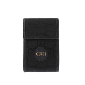 グッチ オフザグリッド ミニバッグ ブラック 625599 レザー/GGナイロン メンズ バッグ 【中古】【bag】