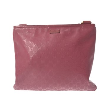グッチ GGインプリメ ピンク 201446 PVC/レザー レディース バッグ 【中古】【bag】