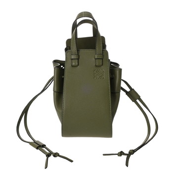 ロエベ ハンモックミニ 2WAY グリーン A538V07X10 レザー レディース バッグ 【中古】【bag】