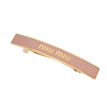 ミュウミュウ ロゴ ピンク GP レディース ジュエリー 【中古】【jewelry】