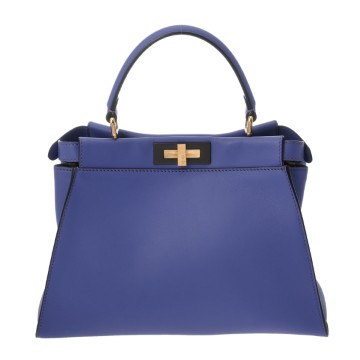 フェンディ ピーカブー パープル 8BN290 レザー レディース バッグ 【中古】【bag】