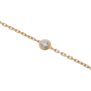 カルティエ ダムール ブレスレット ミディアム ゴールド K18イエローゴールド YG レディース ジュエリー 【中古】【jewelry】