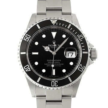 ロレックス サブマリーナ デイト 16610 ブラック メンズ 時計 【中古】【wristwatch】