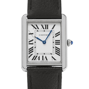 カルティエ タンク ソロ LM WSTA0028 シルバー レディース 時計 【中古】【wristwatch】