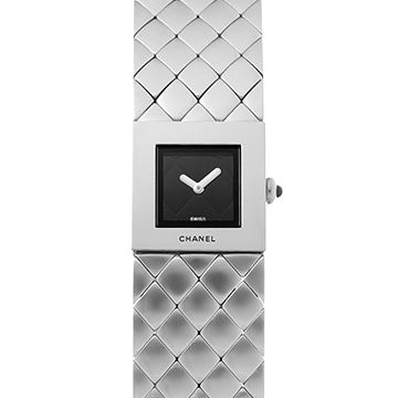 シャネル マトラッセ H0009 ブラック レディース 時計 【中古】【wristwatch】
