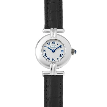 カルティエ マスト コリゼ ヴェルメイユ SM W1001665 ホワイト レディース 時計 【中古】【wristwatch】