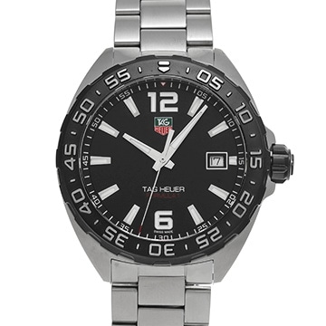 タグ ホイヤー フォーミュラ1 クォーツ WAZ1110.BA0875 ブラック メンズ 時計 【中古】【wristwatch】