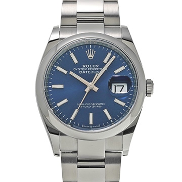 ロレックス デイトジャスト 36 126200 ブライトブルー メンズ 時計 【中古】【wristwatch】