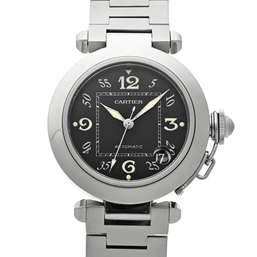 カルティエ パシャC W31043M7 ブラック ユニセックス 時計 【中古】【wristwatch】