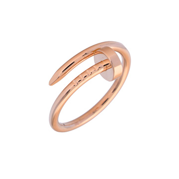 カルティエ ジュストアンクル リング #48 ピンク CRB4092550 K18ピンクゴールド PG レディース ジュエリー 【中古】【jewelry】