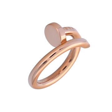 カルティエ ジュストアンクル リング #51 ピンク K18ピンクゴールド PG レディース ジュエリー 【中古】【jewelry】