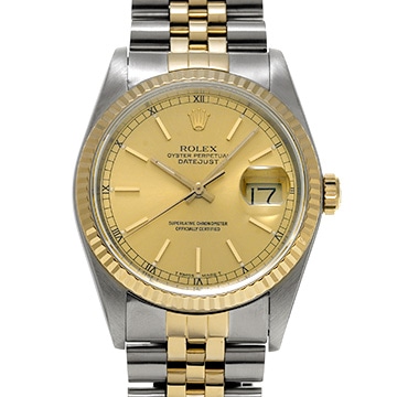 ロレックス デイトジャスト 36 16233 シャンパン メンズ 時計 【中古】【wristwatch】