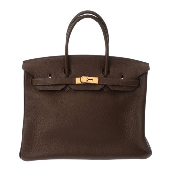 エルメス バーキン 35 ショコラ トリヨンクレマンス レディース バッグ 【中古】【bag】